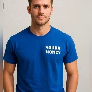 American Eagle Outfitters Blue YOUNG MONEY